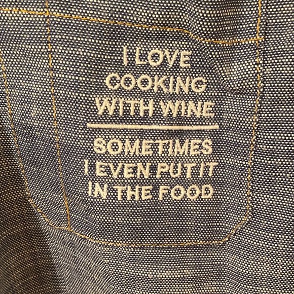 Blue Kitchen Apron - Picture 3 of 8